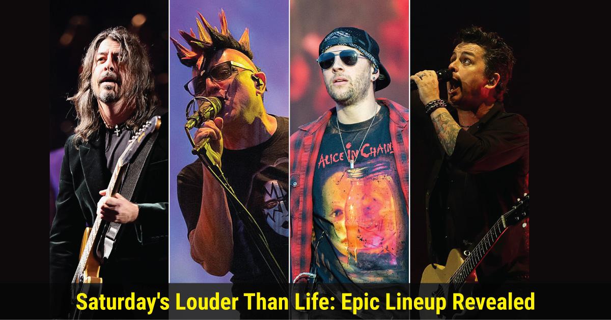 Saturday's Louder Than Life Epic Lineup Revealed