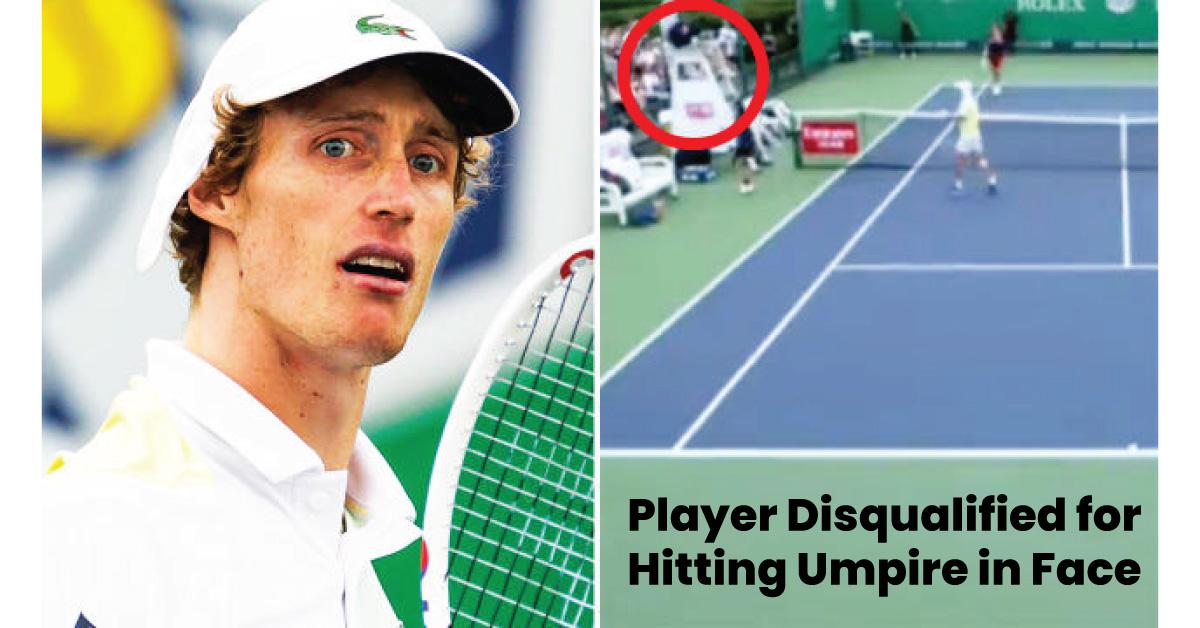 Player Disqualified for Hitting Umpire in Face
